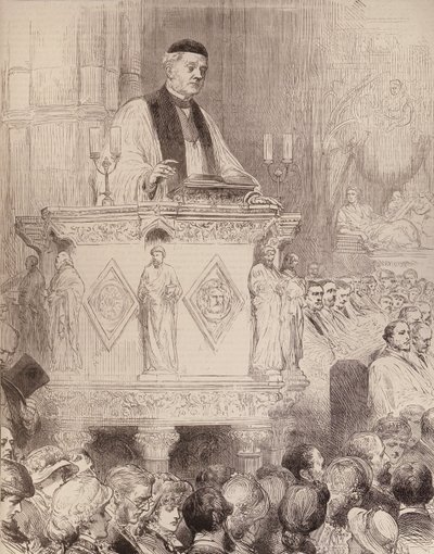1881年7月30日の「The Illustrated London News」からの後期ディーンスタンレー：回想 作： English School